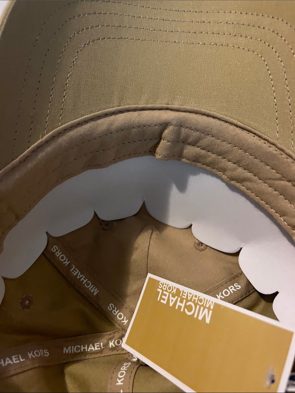 Michael Kors Beige Logo Baseball Cap - Picture 8 of 9